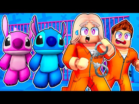UCIEKAMY z WIĘZIENIA RODZINY STITCHA w ROBLOX! 😲