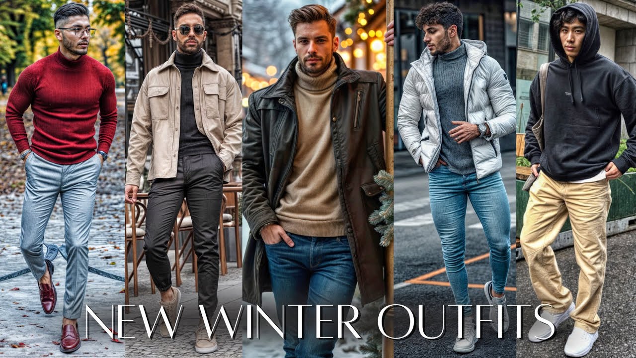 Latest Winter Outfit Ideas For Men | Men’s Fashion Ideas 2025 | Best Winter Fashion For Men