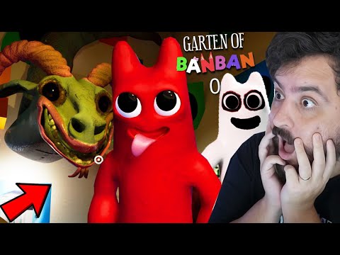 JOGANDO o NOVO *GARTEN OF BANBAN 0* FINALMENTE! - INCRÍVEL - Garten Of Banban 0 (Jogo Completo)