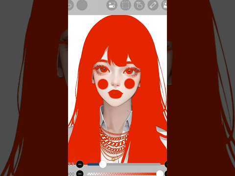 anime ❤️ hair colour art #anime #drawing #asmr #viral #shorts