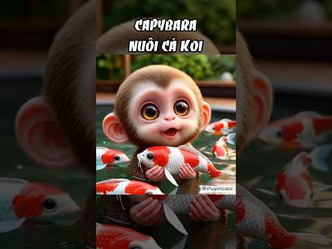 Capybara nuôi cá Koi #reviewphim #chuyencuaai #phimhoathinh #capybara