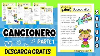 CANCIONERO PARA PREESCOLAR PARTE 1/DESCARGA GRATIS