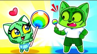 Big VS Small Zombie | Learn the Opposites with Funny Cartoons | Paws & Play