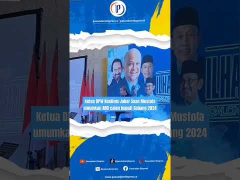 DPP NasDem Putuskan ARD Maju Calon Bupati Subang 2024 #shortvideo