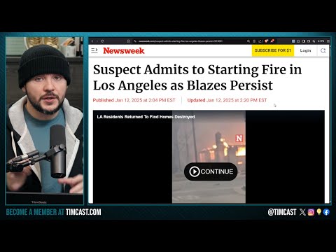 Illegal Immigrant WITH BLOWTORCH Arrested In LA, Wildfire GETS WORSE, Democrats REFUSE To Resign