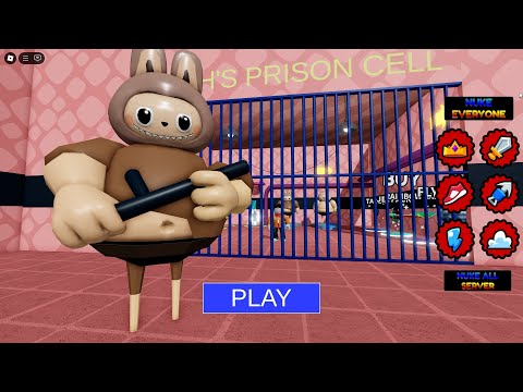 LABUBU BARRY'S PRISON RUN Obby New Update Roblox - All Bosses Battle FULL GAME #roblox