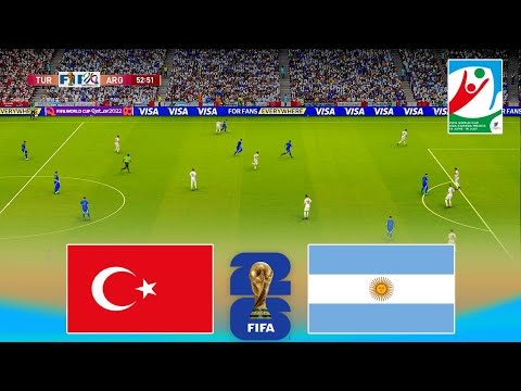 PES - TURKEY vs ARGENTINA - FIFA World Cup 2026 (USA) - Full Match All Goals EN VIVO - Gameplay PC