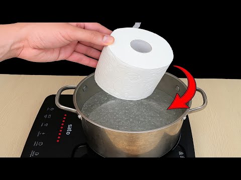 Millions of people don't know this secret! Boil toilet paper and make money! Creation Tips