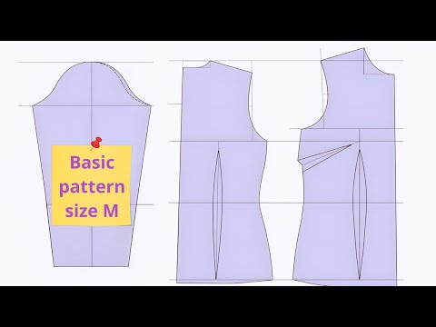 How to make the basic pattern in the easiest way, size (M) secrets of patterns