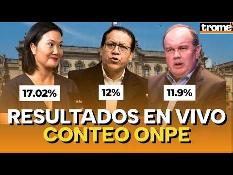 🔴 RESULTADOS DE ELECCIONES 2026 EN VIVO: CONTEO DE VOTOS DE LA ONPE AL 99,9% | Trome
