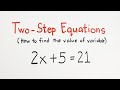 Solving Two-Step Equations