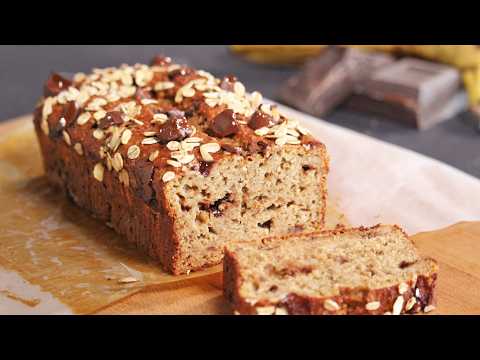 High Protein Greek Yogurt Breakfast Bread | Flourless Banana Bread