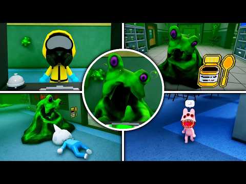 Hospital de animales: TODAS las cinemáticas del SLIMEBERT  Trucos Secretos  ROBLOX  equipo hazmat