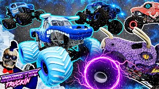 Monster Jam INSANE Racing, Freestyle and High Speed Jumps #96 | BeamNG Drive | Grave Digger