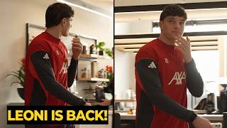 Giovanni Leoni was seen returning to Liverpool’s training camp today ahead of Man City