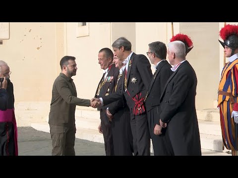 Ukraine's Zelensky arrives at Vatican to meet Pope Francis | AFP