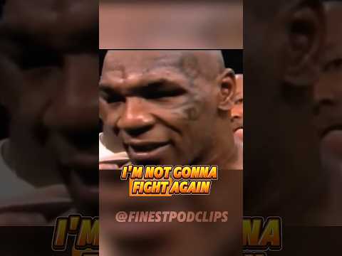 Mike Tyson’s Retirement Speech In The Ring 😢🔥 - #JRE#JoeRogan#Podcast#MikeTyson