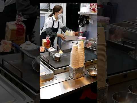 새벽 5시 토스트! 깔끔한 베이컨 토스트 / Bacon street toast #shorts / korean street food