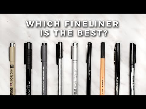 Which Fineliner is the Best?! | STATIONERY SHOWDOWN