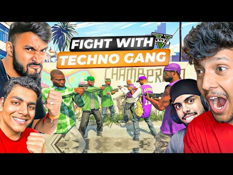 ATTACK ON @TechnoGamerzOfficial GANG IN GRAND RP! 🔥 @LazyAssassin | #02