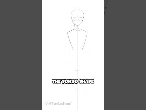 How to draw simple anatomy when you're a beginner ๐งโโ๏ธ #howtodraw #anatomydrawing
