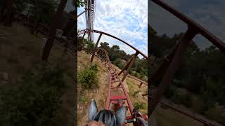 ||On Ride|| 🎢Pioneer🎢 à OK CORRAL #vlog #rollercoaster #sensation #okcorral #funny #new #family
