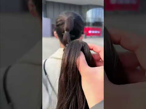 Smooth Hair Wig Try-On | Real orFake?"#nicewigg#keswigs#hairstyle#fashion4