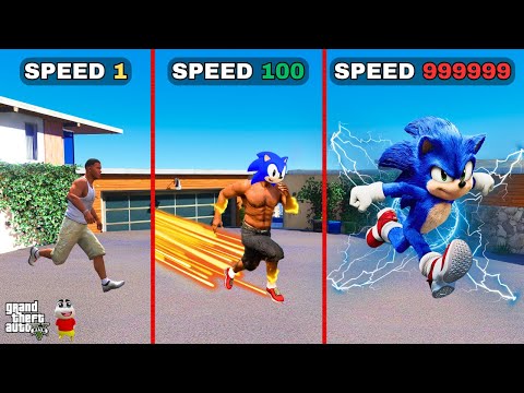 Franklin Become Super Sonic in GTA 5 | Upgrading Franklin The Fastest Man in Gta 5