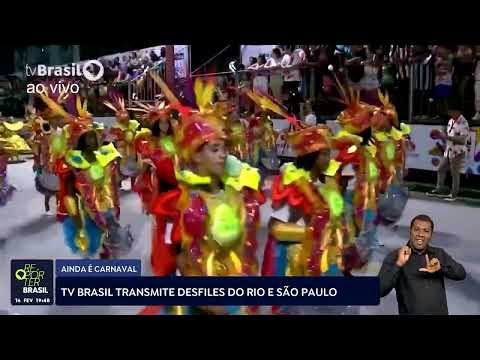 TV Brasil transmite desfiles do Rio e São Paulo