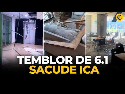 Temblor de 6.1 en Ica: imágenes virales muestran momentos del fuerte sismo | El Comercio
