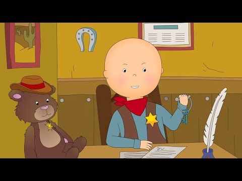 El Sheriff Caillou | Caillou Español Castellano - WildBrain | Caricaturas para niños