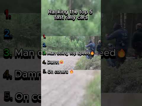 Ranking the Fast Rally Cars