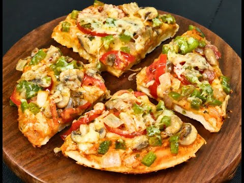 How to Cook Pizza at Home | Easy Pizza Recipe without oven