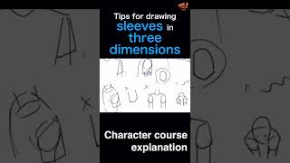 Tips for drawing sleeves in three dimensions #short