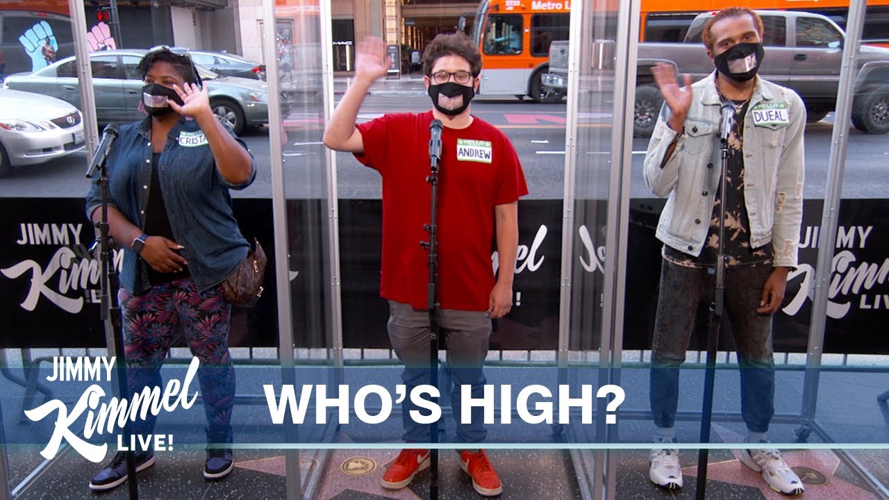 Jimmy Kimmel Guesses Whos High?