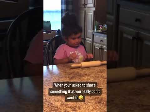 When you’re forced to share. #kids #funny #share #fyp #peace #worldpeace #cute