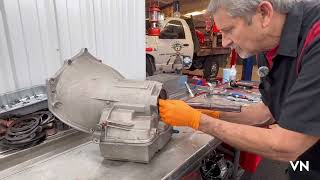 Powerglide from the Dirty Bird. Getting a full inspection of all the Sonnax parts.