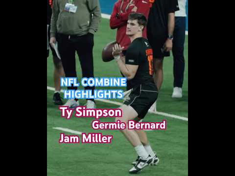 HIGHLIGHTS | Ty Simpson, Germie Bernard & Jam Miller | NFL Combine Day 3 |  Alabama Football