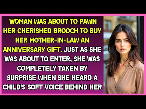 Woman was about to buy her mother-in-law anniversary gift when she heard child's soft voice behind