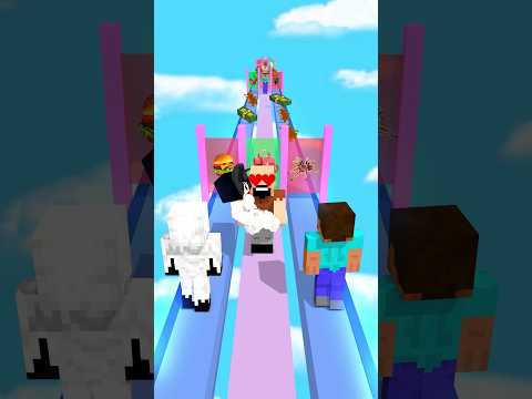 Happy Girl Run With Herobrine Vs Entity