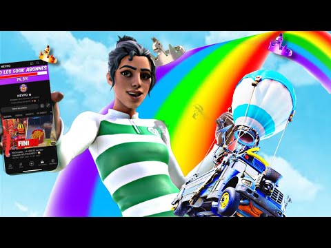 Je FÊTE Nos 500,000 Abonnés| FACECAM ou PAS ? ( Live Fortnite )