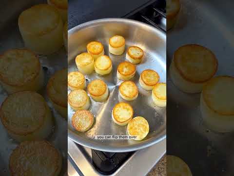 How to make fondant potatoes #cooking #fondantpotatoes #potatoes