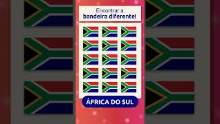 Qual é a bandeira diferente? 🕵🏻‍♂️ África do Sul 🇸🇸