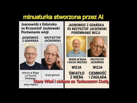 Wizja Krzysztofa Jackowskiego VERSUS luźnie przeczucie jasnowidza z Gdańska -Tadeusz Duda STARA WIEŚ