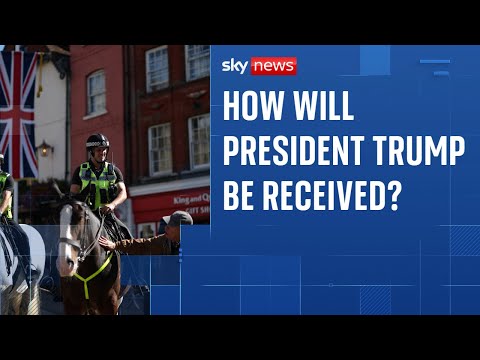 Windsor prepares for Trump's arrival