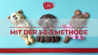 Kekse modellieren mit der 1-2-3 Methode | Betty´s Sugar Dreams