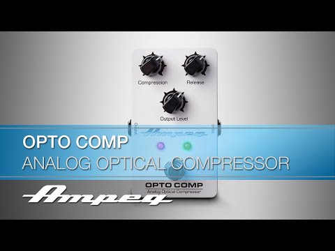 Ampeg | Opto Comp Analog Optical Compressor pedal | Demo