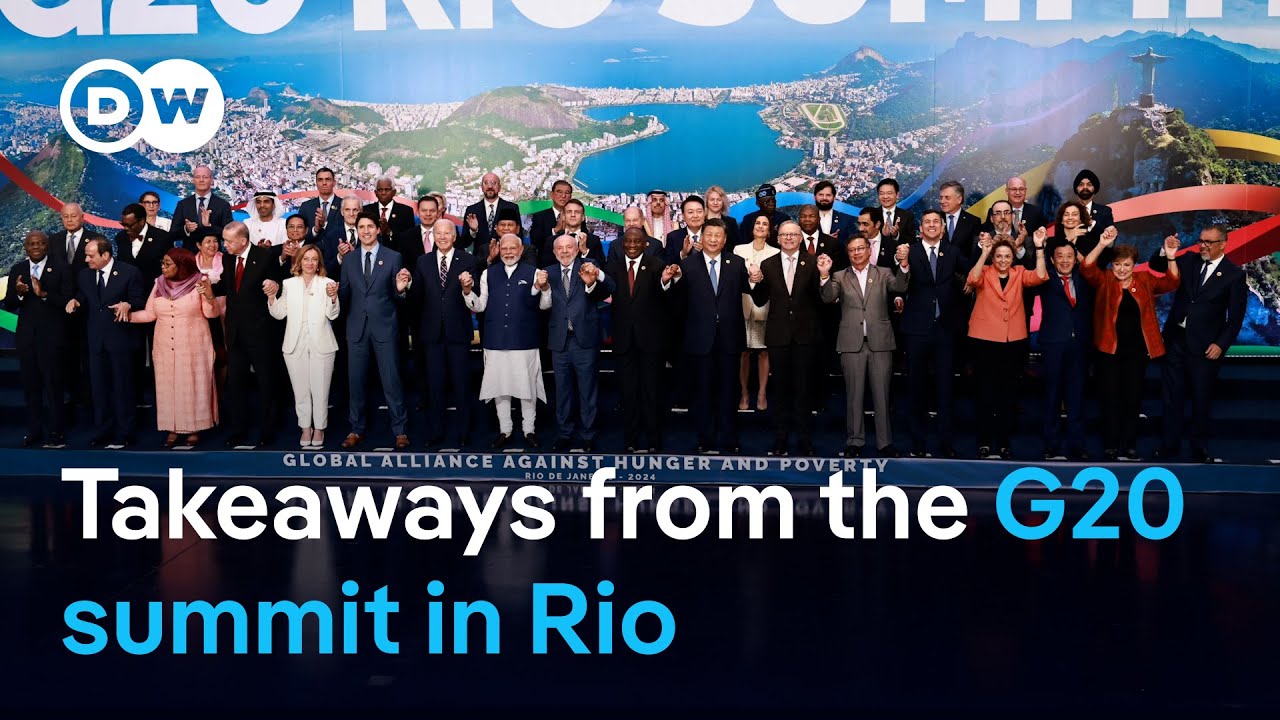 Brazil’s G20 summit focused on sustainability, poverty | DW News