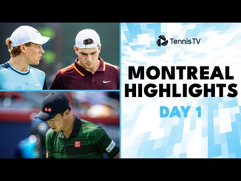 Nishikori Faces Michelsen; Sinner & Draper Doubles | Montreal 2024 Day 1 Highlights