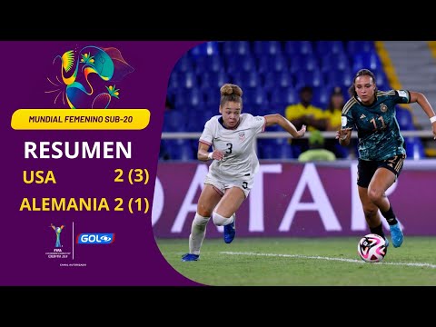 Estados Unidos 2(3) - Alemania 2(1) - resumen, goles y penales del juego del Mundial femenino Sub-20